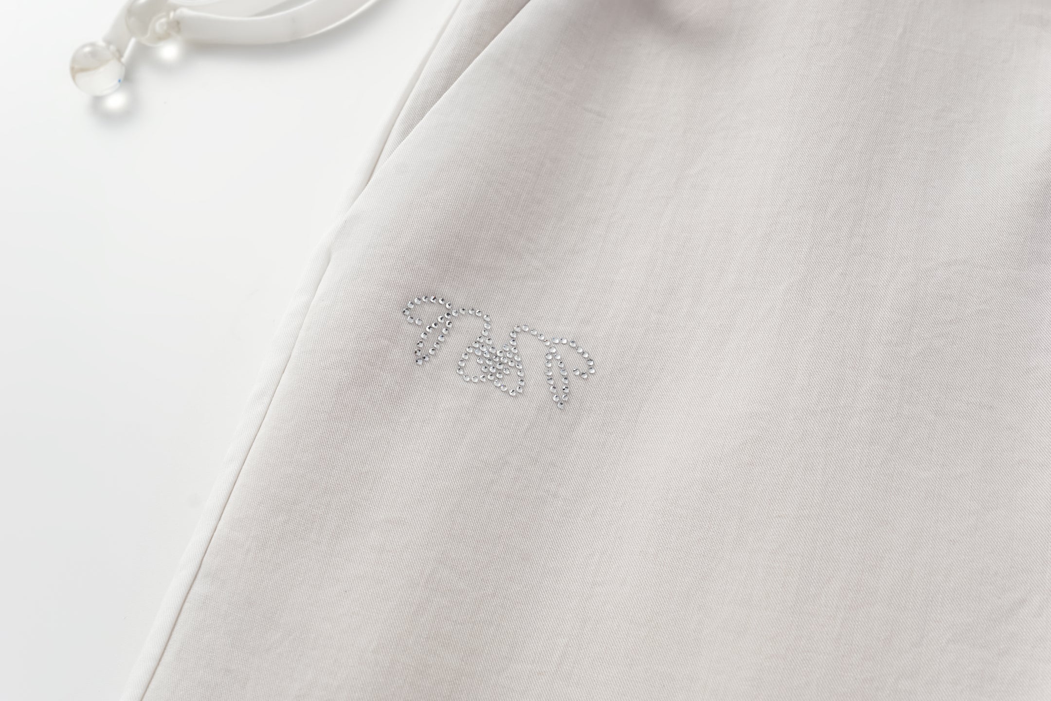 White Floundered Pants