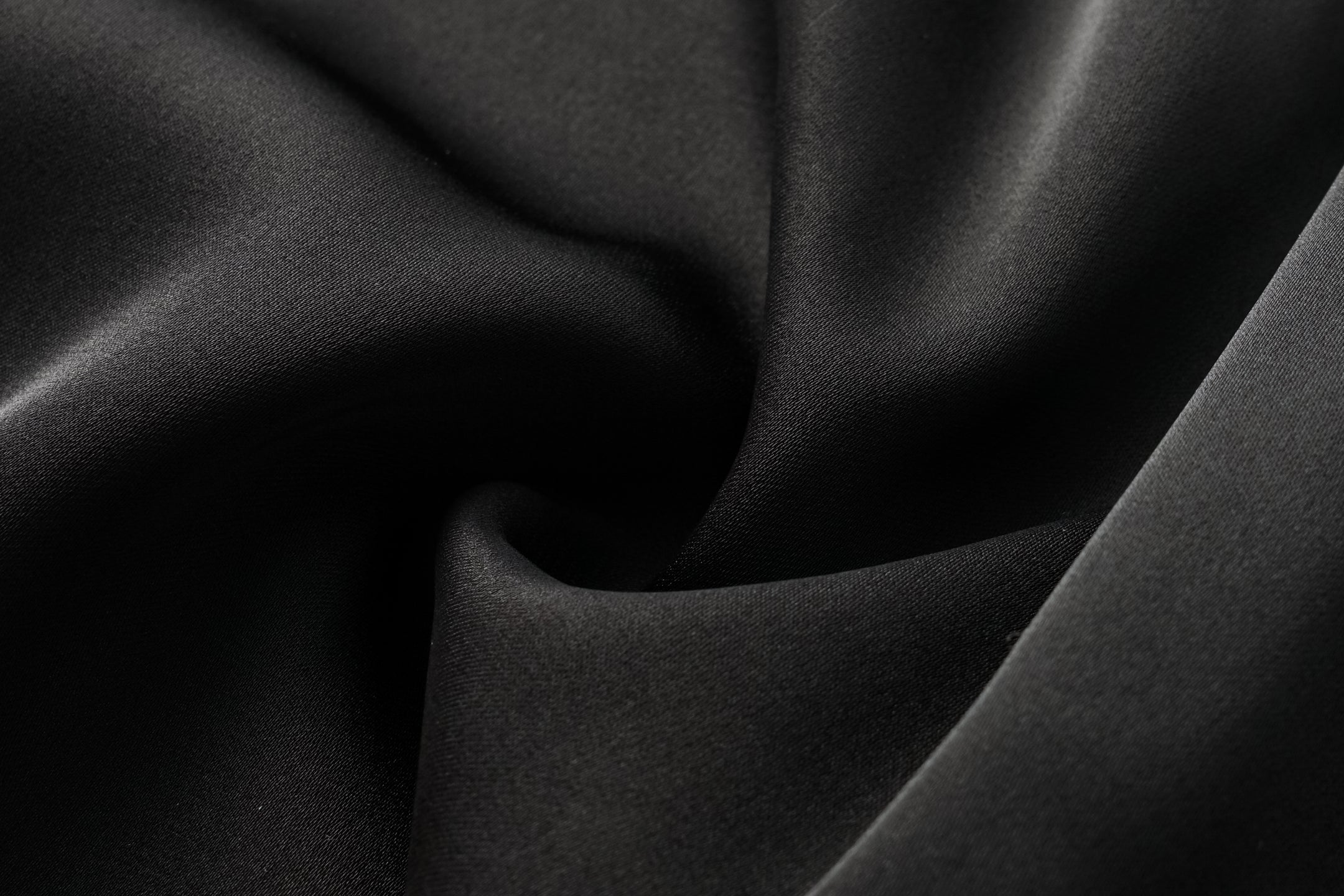 Black Silk Irregular Pattern Nightdress