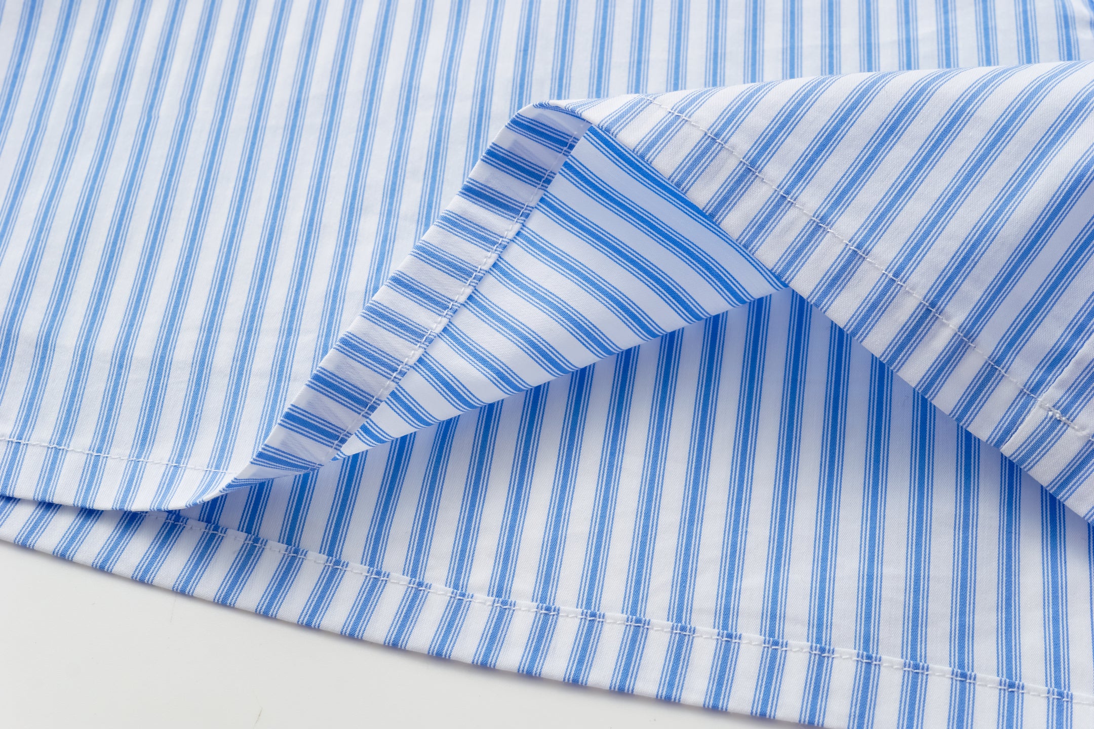Blue Striped Shorts