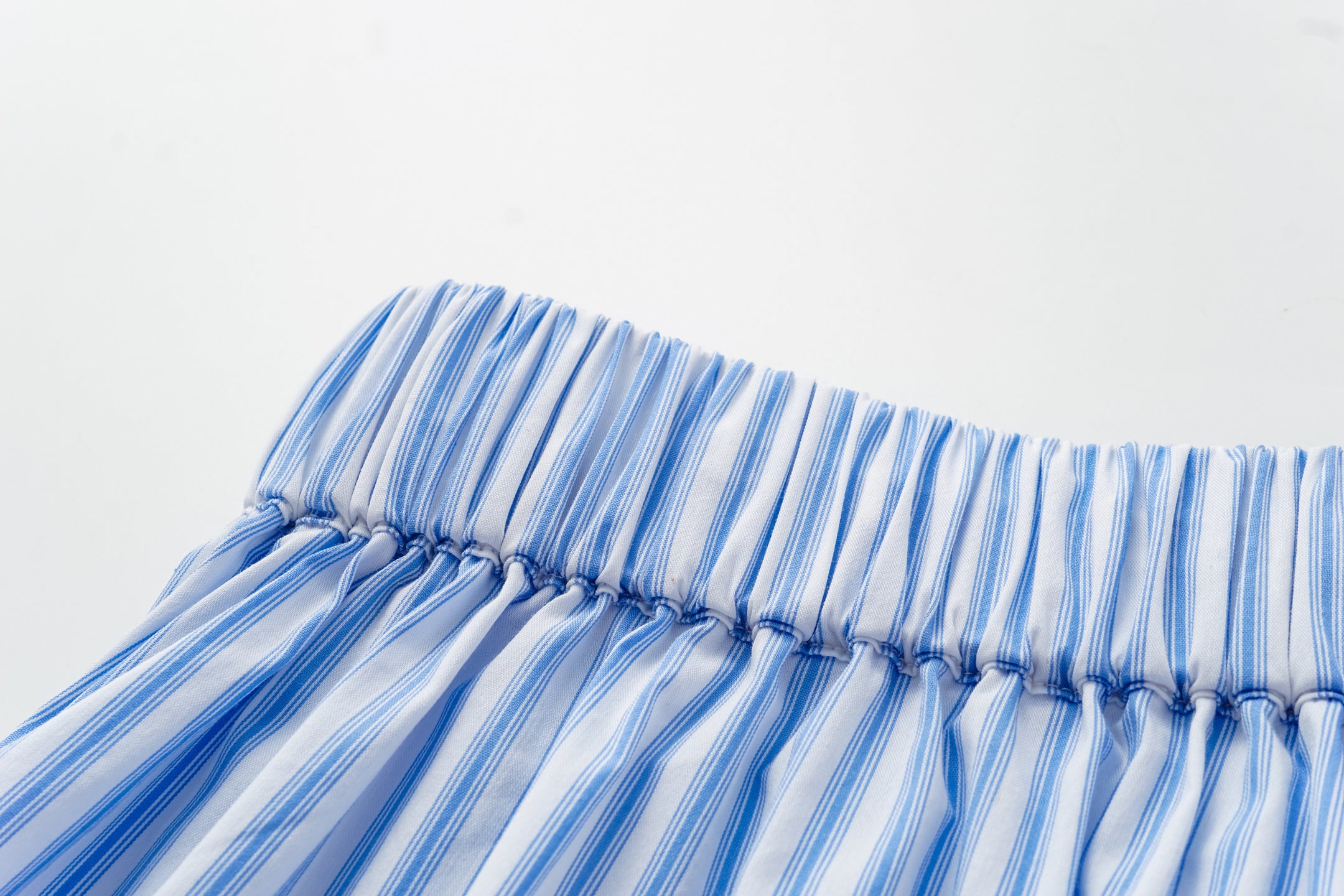 Blue Striped Shorts