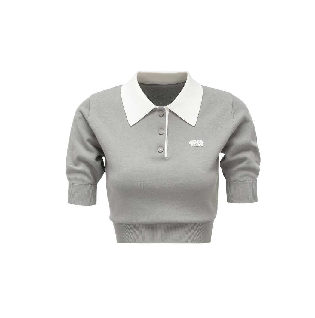 Grey polo shirt