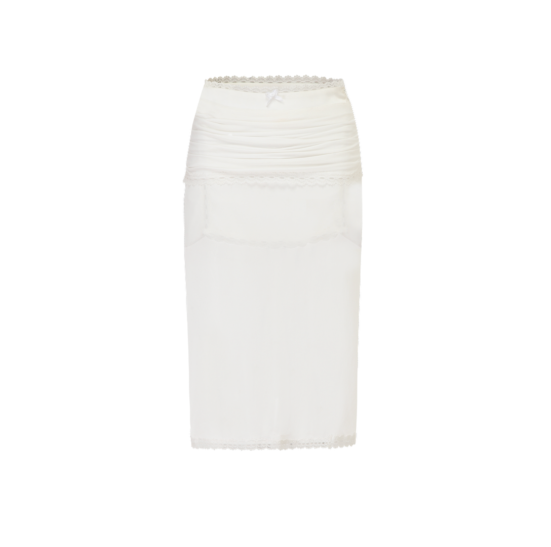 White Mesh Skirt