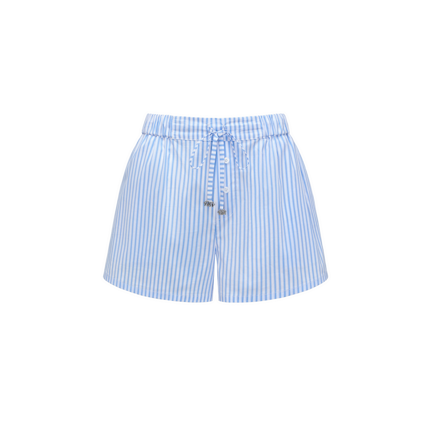 Blue Striped Shorts